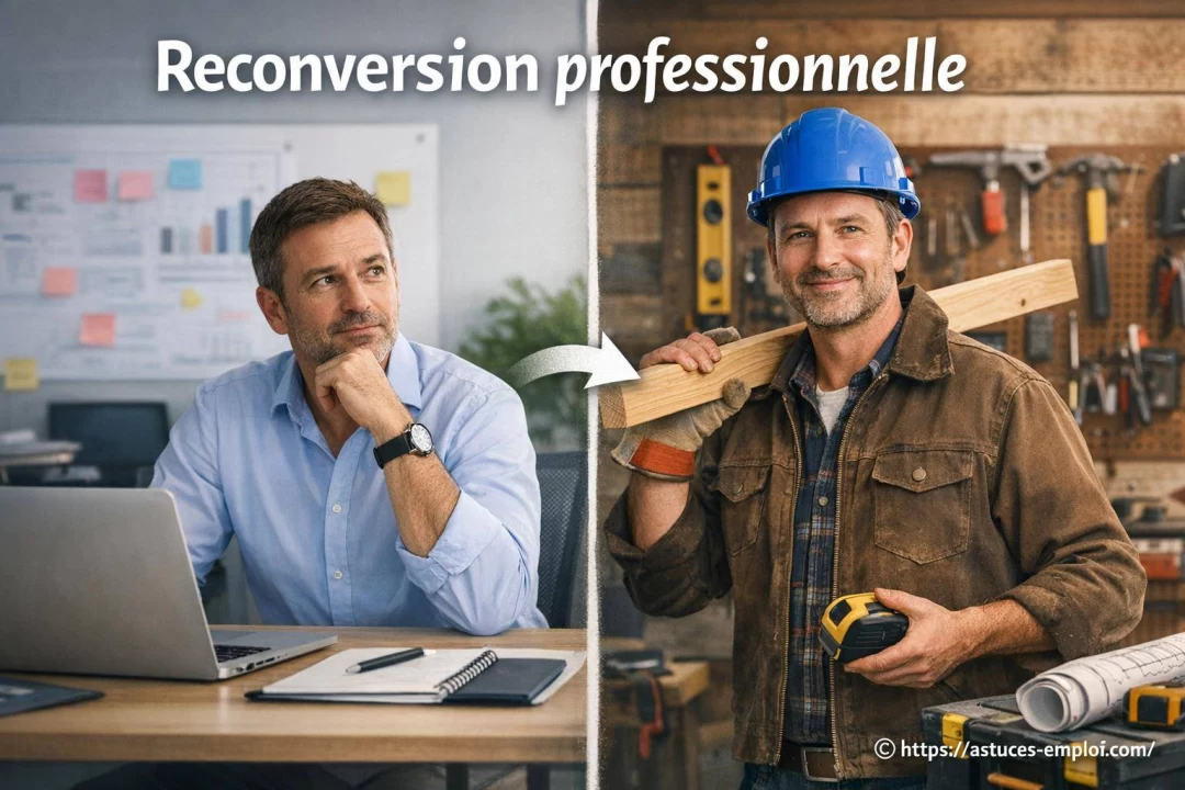 Reconversion professionnelle : changer de métier sans repartir de zéro