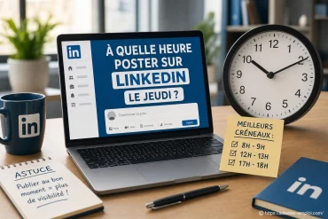 À quelle heure poster sur LinkedIn le jeudi pour maximiser votre impact ?