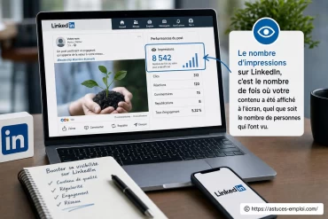 Qu’est-ce que le nombre d’impressions sur LinkedIn et comment l’interpréter ?