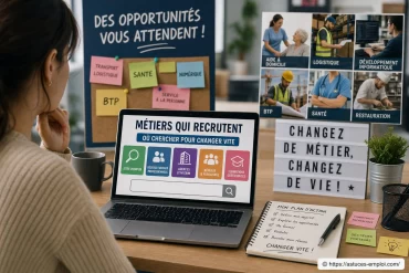 Métiers qui recrutent : où chercher pour changer rapidement de carrière ?