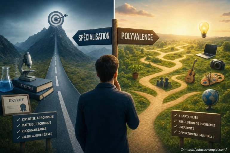 Faut-il privilégier la spécialisation ou la polyvalence pour évoluer ?