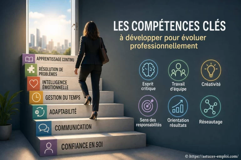 Les compétences clés à développer pour évoluer professionnellement