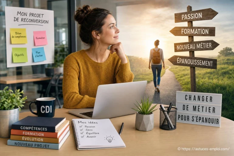 Reconversion professionnelle quand on est en CDI : comment faire ?
