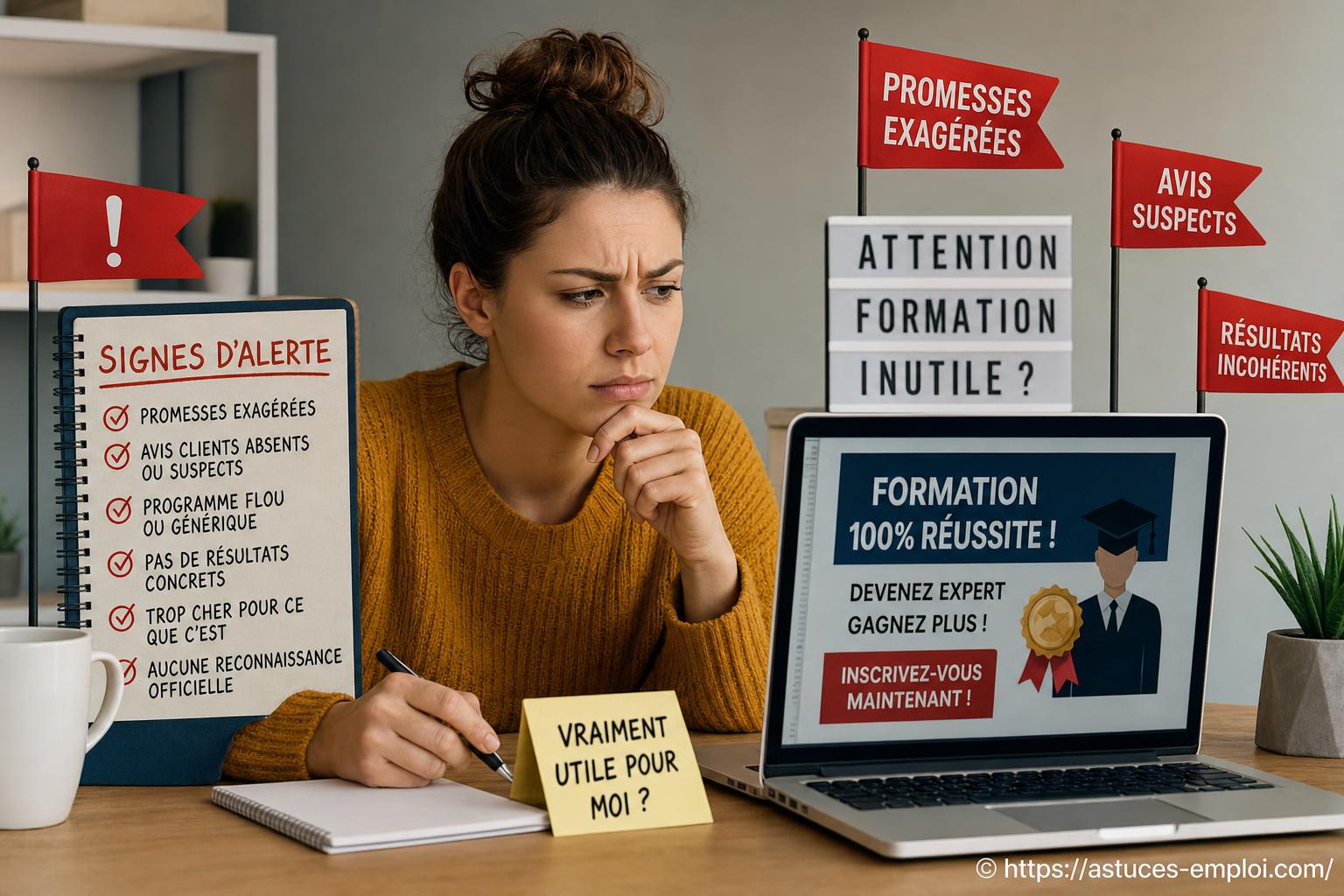 Formation inutile : quels signes repérer avant de s’inscrire ?