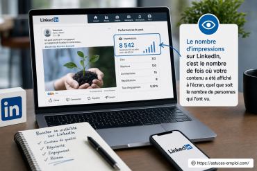 Qu’est-ce que le nombre d’impressions sur LinkedIn et comment l’interpréter ?