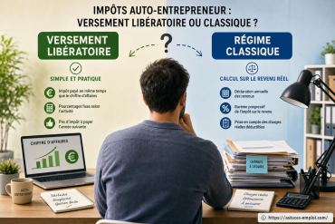 Impôts auto-entrepreneur : versement libératoire ou régime classique, que choisir ?